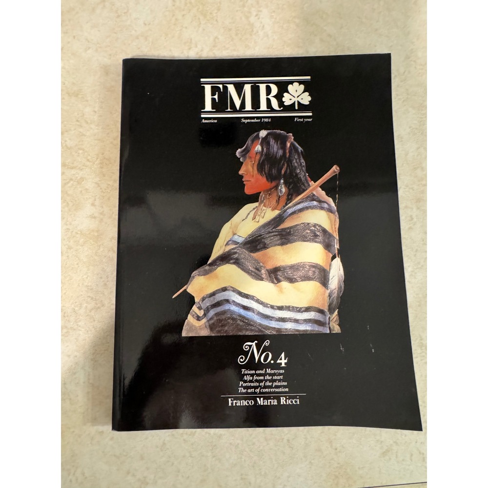 FMR America Magazine No 4 September 1984 Franco Maria Ricci Art History Ferrari